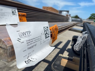 3x Douglas Wisselsponning, 18x190mm, lengte 400cm